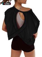 Women's Solid Color Top, Casual Short Sleeve Top for Yoga Gym Workout, Ladies Clothes for Summer, Sportswear Clothing