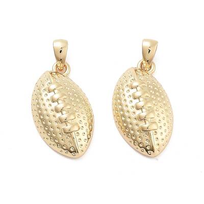 Rugby Rack Plating Brass Pendants