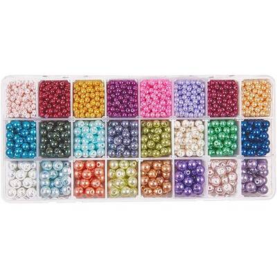 Pearlized Glass Beads
