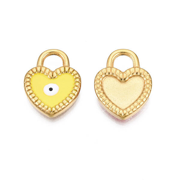 304 Stainless Steel Enamel Pendants
