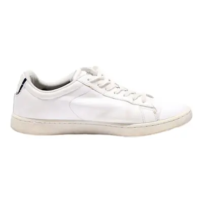 LACOSTE Sneaker Trainers White Leather Mens UK 8.5