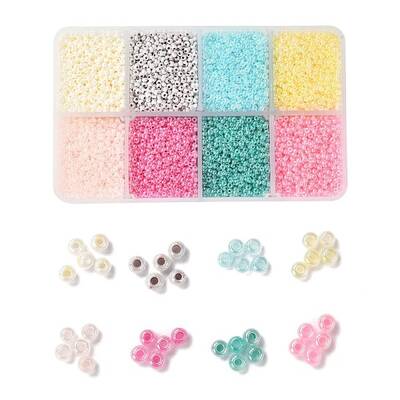 21500PCS 12/0 Grade A Round Glass Seed Beads