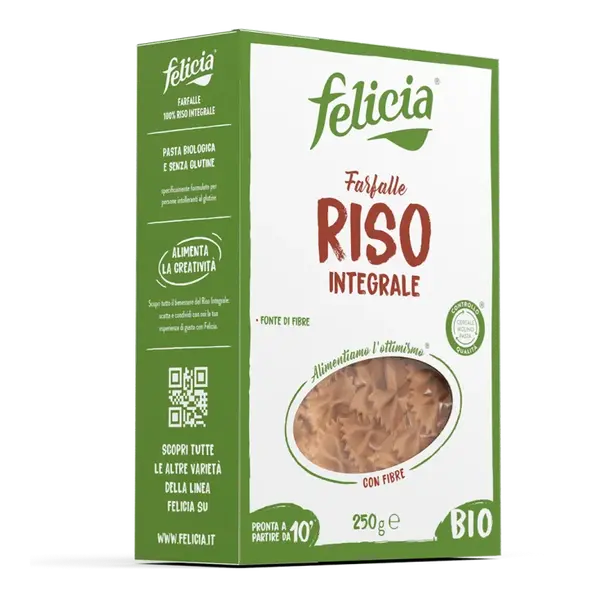 Felicia Brown Rice Farfalle 250G