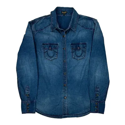 True Religion Denim Shirt - Small Blue Denim