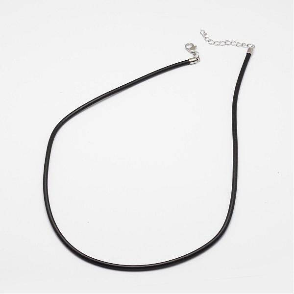 Round Leather Cord Necklaces Making