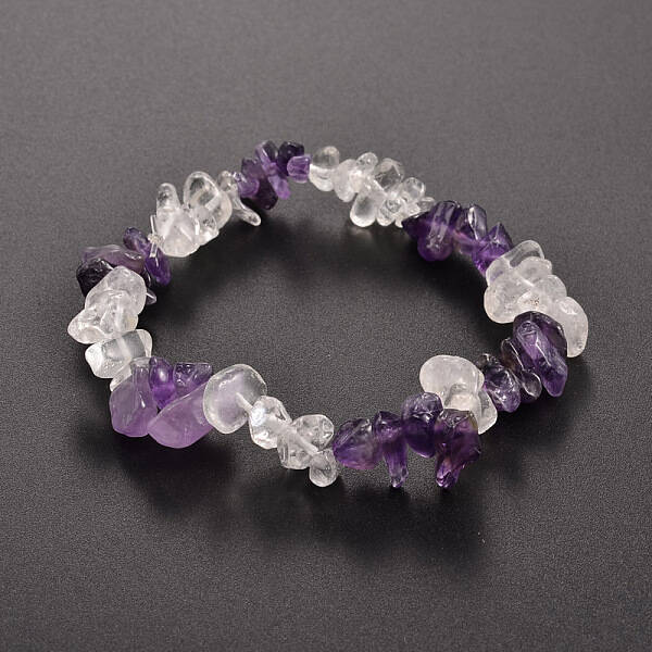 Chips Gemstone Beaded Stretch Bracelets
