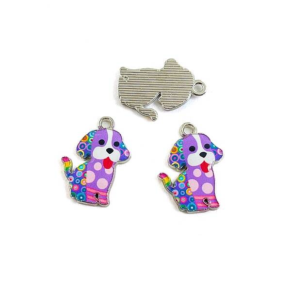 Alloy Enamel Pendants