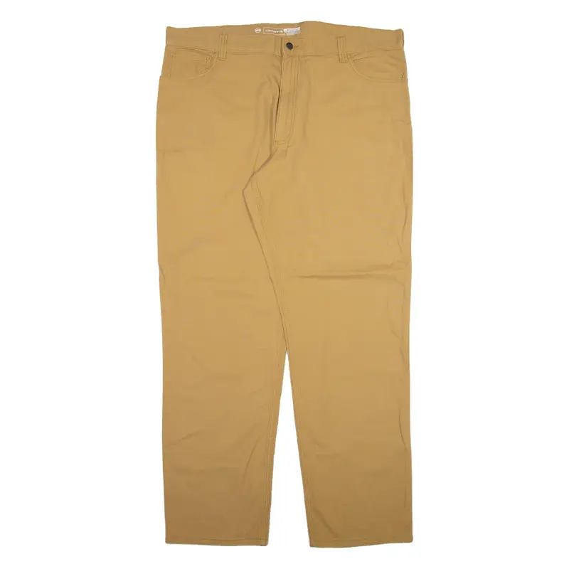 CARHARTT Mens Trousers Beige Relaxed Straight W42 L34