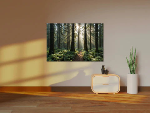 Tranquil Rays - Woodland Journey