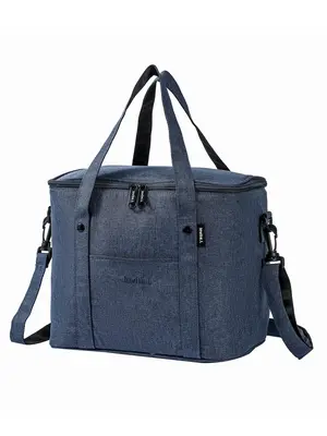 Simple Insulated Lunch Bag, Large Capacity Reusable Lunch Bag, Portable Lunch Bag for Work & Picnic & Travel Food Storage, Ca...