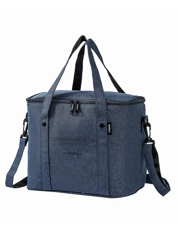 Simple Insulated Lunch Bag, Large Capacity Reusable Lunch Bag, Portable Lunch Bag for Work & Picnic & Travel Food Storage, Ca...