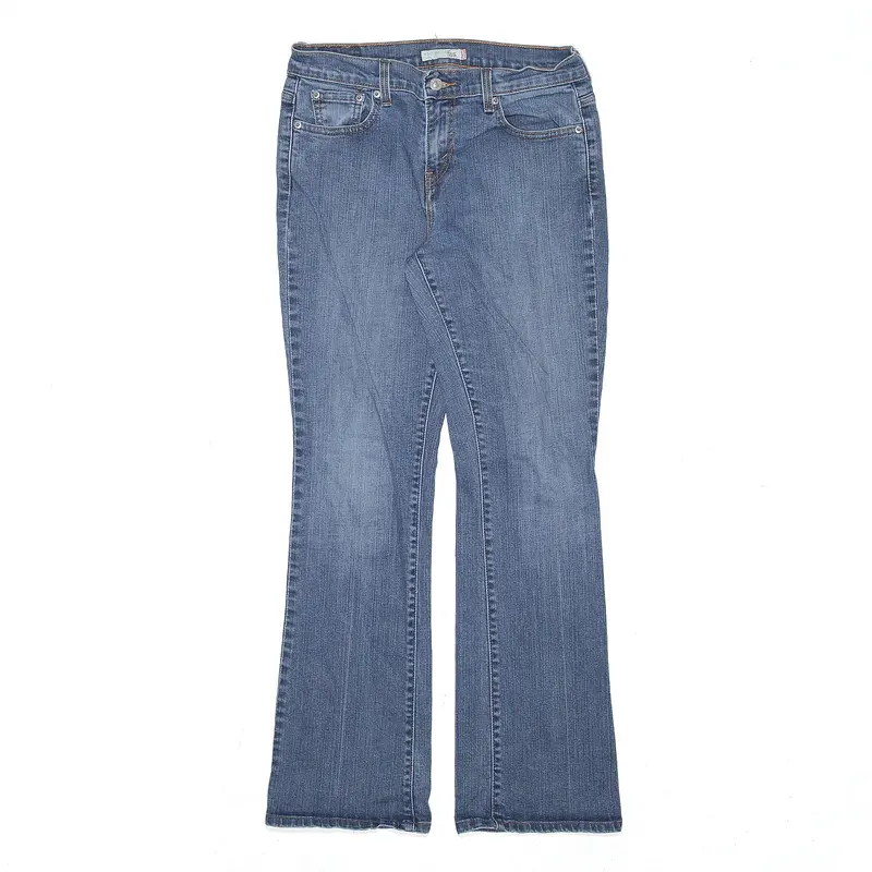 LEVI'S 515 Blue Denim Slim Bootcut Jeans Womens W28 L31