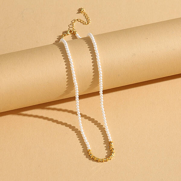 Glass Pearl Pendant Simple Luxury Necklaces for Women