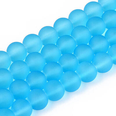 Transparent Glass Bead Strands