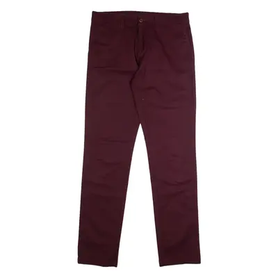 CARHARTT Chino Mens Trousers Purple Regular Straight W32 L34