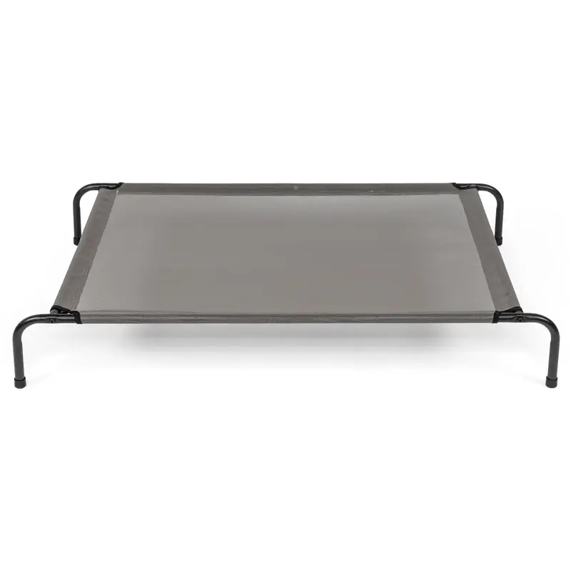 Basics Breathable Cooling Elevated Dog Bed with Durable Metal Frame 50D x 31W x 8H dog sofa Outdoor Pet Supplies