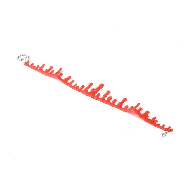 Plastic Blood Choker Necklace for Women