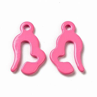 Spray Painted 201 Stainless Steel Charms
