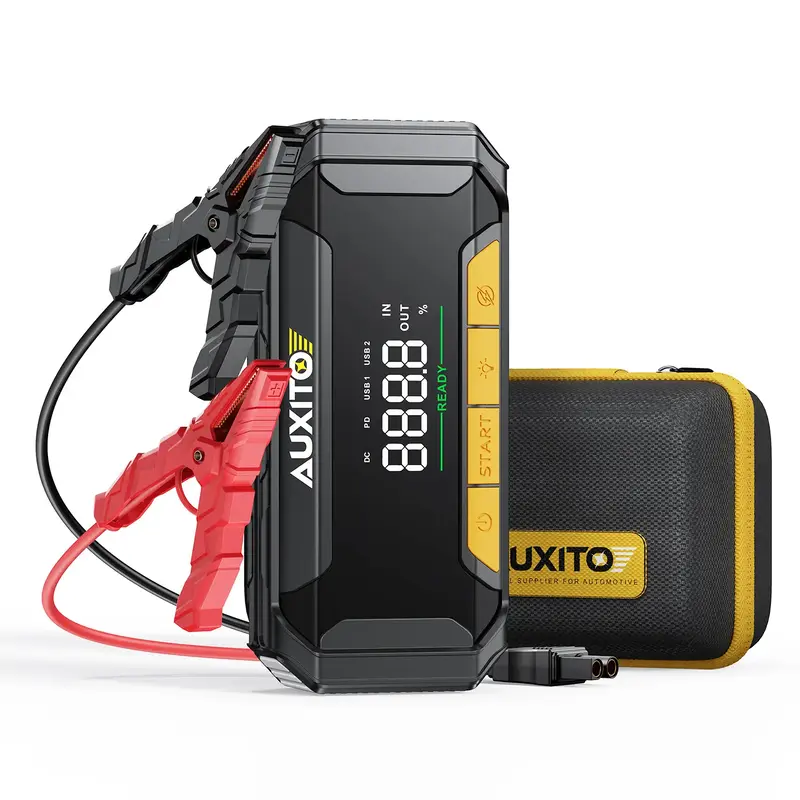 AUXITO 2025 Upgraded Jump Starter 8000A Peak Jump Box(All Gas,up to 10.0L Diesel Engine) 12V Car Portable Battery Jump Starte...