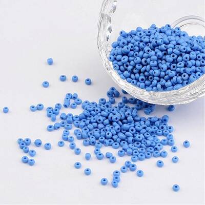 12/0 Opaque Colours Round Glass Seed Beads
