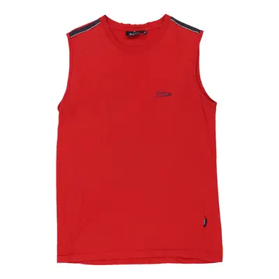Dumps Vest - Medium Red Cotton