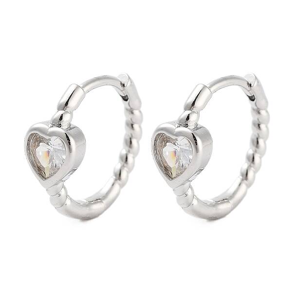 Rack Plating Brass Hoop Earrings