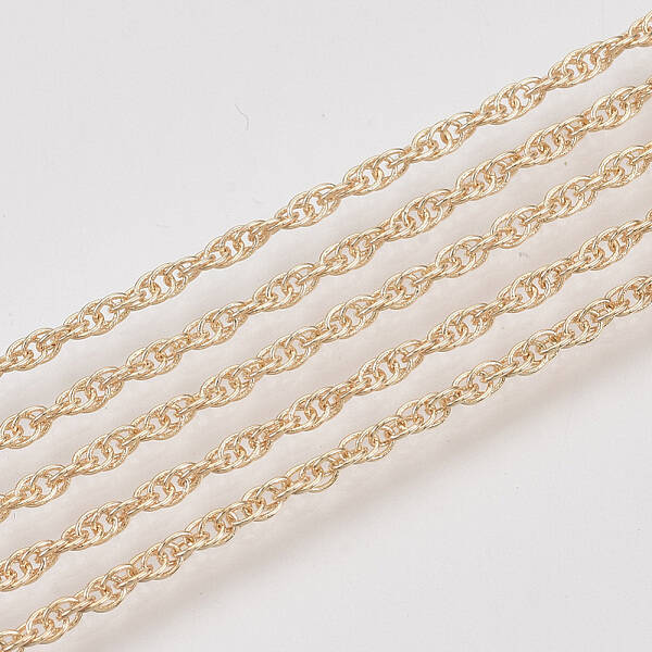Soldered Brass Covered Iron Rope Chains