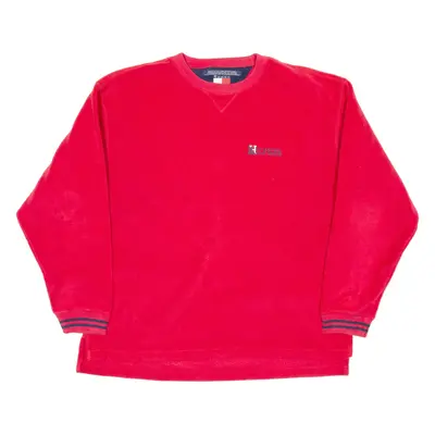 TOMMY HILFIGER Fleece Mens Sweatshirt Red L