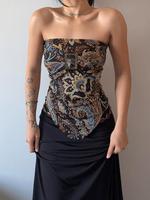 Women's All Over Print Tube Dress, Boho Bohemian Sleeveless Dress for Beach Holiday Vacation, Ladies Clothes for Summer, Wome...