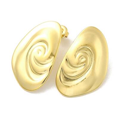 Ion Plating(IP) 304 Stainless Steel Stud Earrings