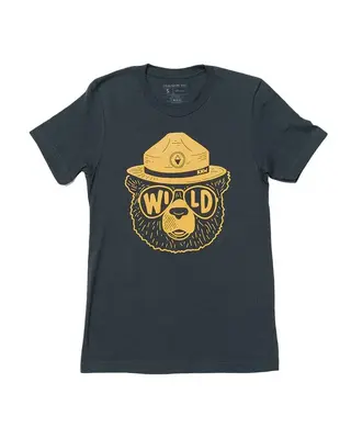 Wildbear Unisex Tee | Coal | Size: M