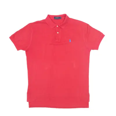 POLO RALPH LAUREN Polo Shirt Red Short Sleeve Mens M