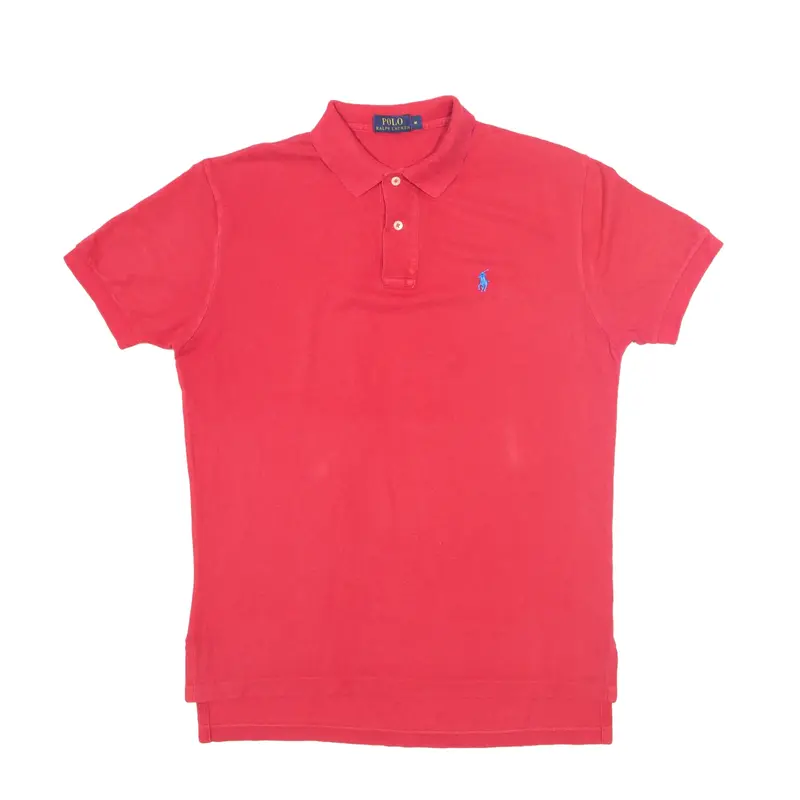 POLO RALPH LAUREN Polo Shirt Red Short Sleeve Mens M