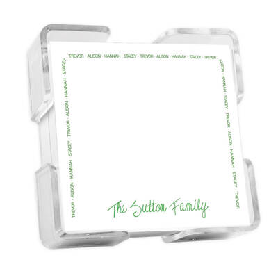 Family Arch Petite Square - White with holder