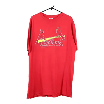 St. Louis Cardinals Majestic MLB T-Shirt - XL Red Cotton