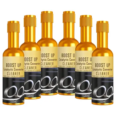 RAYHONG Boost Up Catalytic Converter Cleaner 120ml - Engine Internal Disassembly Free Cleaner for Exhaust Gas Decarbonization...