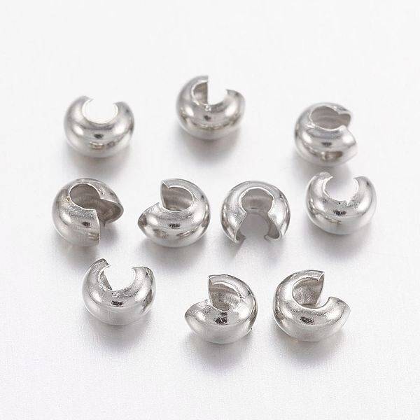 Brass Crimp Beads Covers