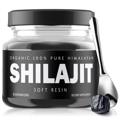 Organic 100% Pure Himalayan Shilajit Resin Food Edible Healthcare Fitness Dietary Supplement Optimum Vitamin