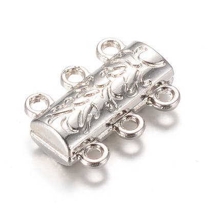 Alloy Magnetic Clasps with Loops