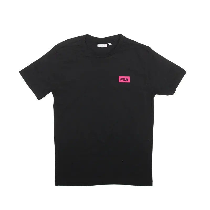 FILA T-Shirt Black Short Sleeve Womens XS