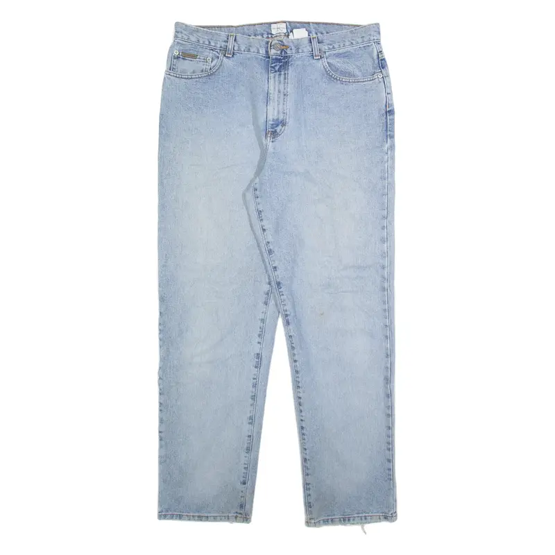 CALVIN KLEIN JEANS Womens Jeans Blue Regular Straight W34 L31