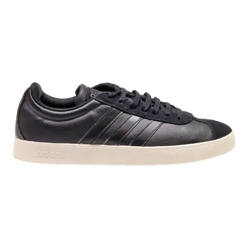 ADIDAS Sneaker Trainers Black Leather Mens UK 6