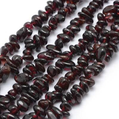 Natural Garnet Beads Strands