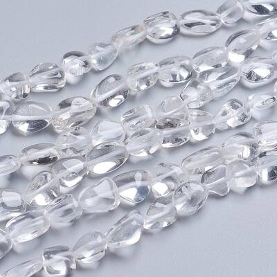 Natural Quartz Crystal Beads Strands