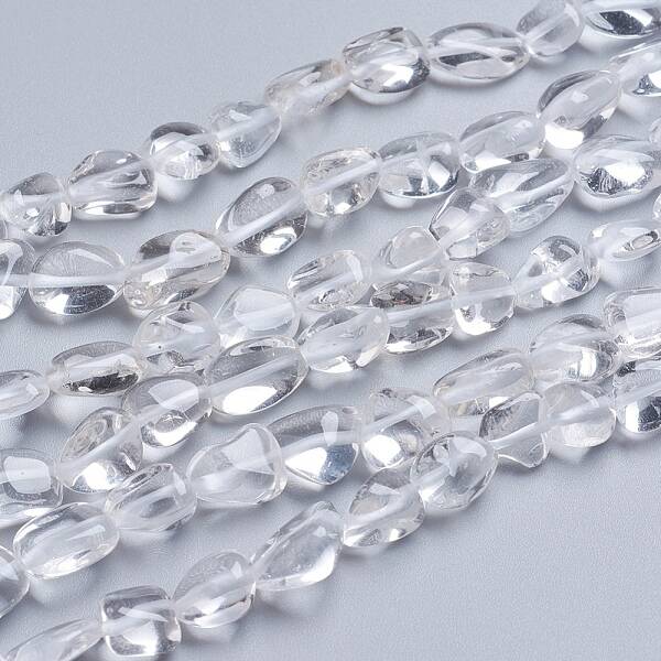 Natural Quartz Crystal Beads Strands