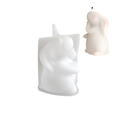 Easter Theme Rabbit DIY Silicone Candle Molds