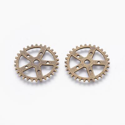 Tibetan Style Alloy Gear Chandelier Components