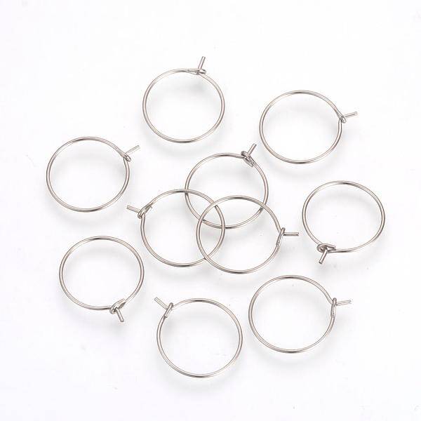 Tarnish Resistant 304 Stainless Steel Hoop Earrings