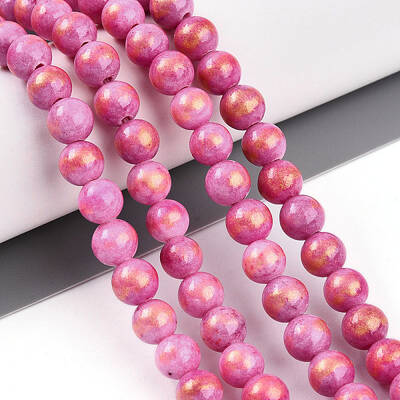 Natural Mashan Jade Beads Strands