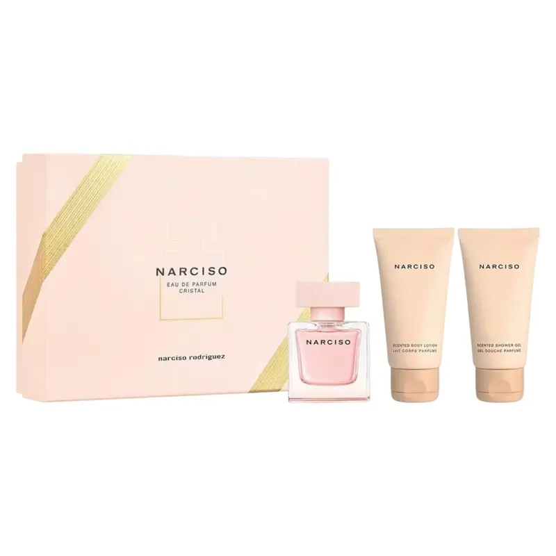 Narciso Rodriguez Narciso Eau de Parfum Cristal Gift Set eau de parfum 50 ml, body lotion 50 ml and shower gel 50 ml - 50ml